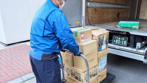 株式会社エコサービス｜機密文書処理のフロー画像｜引き取り