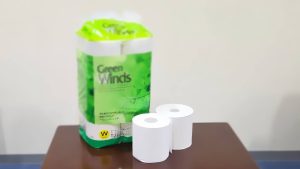 株式会社エコサービス｜機密文書処理のフロー画像｜リサイクルされたトイレットペーパー